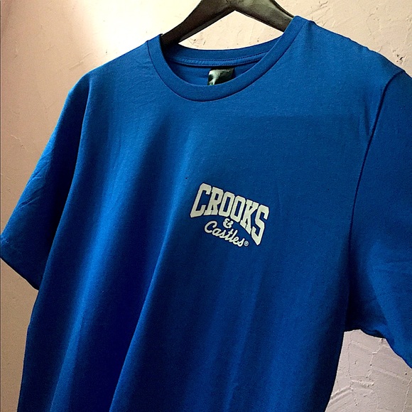 Crooks & Castles Classic Royal Crewneck Tee Shirt - Picture 8 of 16